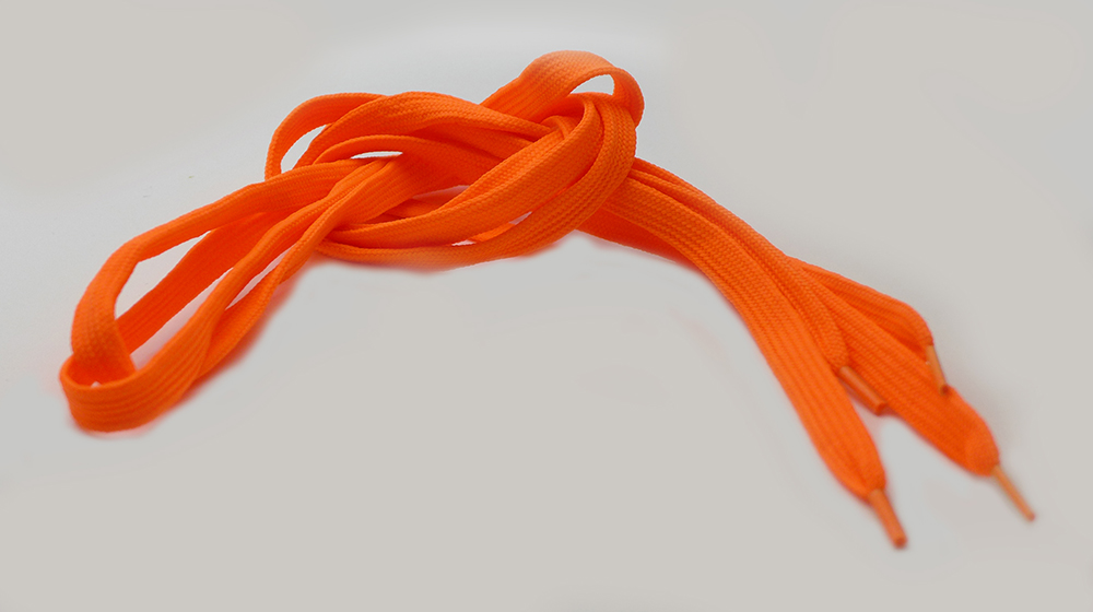 sznurowadła Jaskrawopomarańczowy