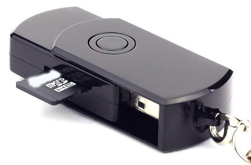 Ukryta kamera szpiegowska USB z obsługą kart SD/TF do 32 GB