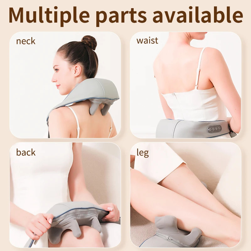 Urządzenie do masażu relaksacyjnego szyi, kolan, nóg i dolnej części pleców