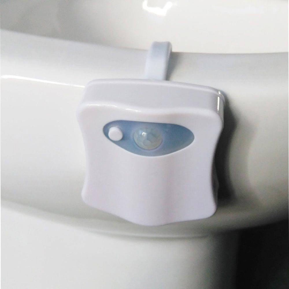 Lampka toaletowa z czujnikiem ruchu - kolorowa dioda LED