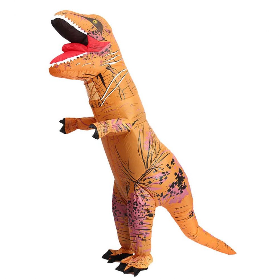 kostium dinozaura na Halloween