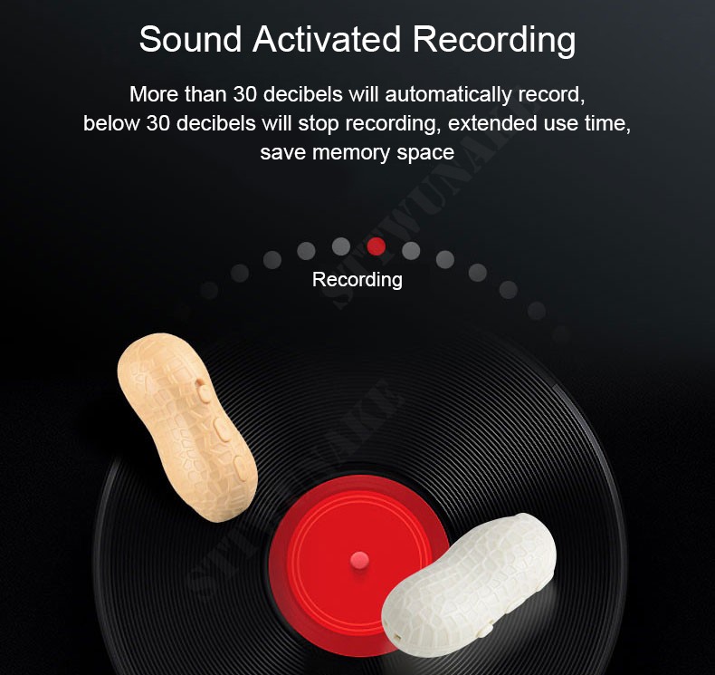 dyktafon i dyktafon - nagrywanie aktywowane dźwiękiem