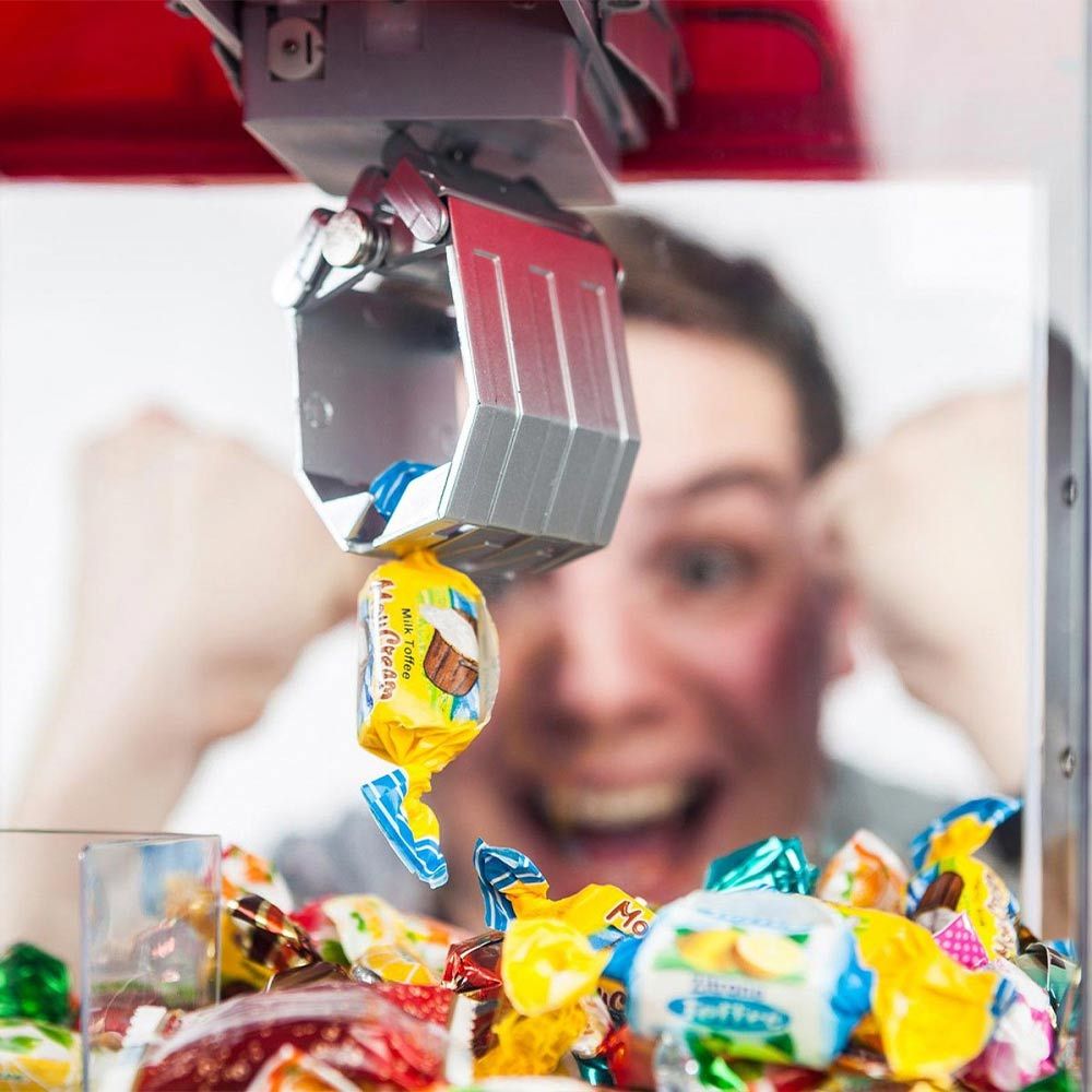 Grab Candy lub automat do zabawek do chwytania słodyczy lub cukierków