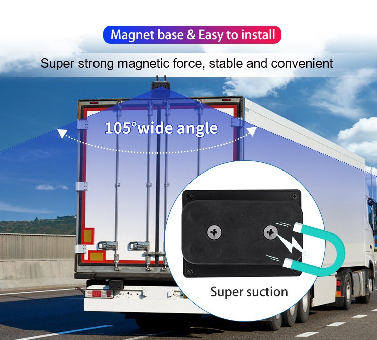 Kamera wifi z magnesem do samochodu dostawczego