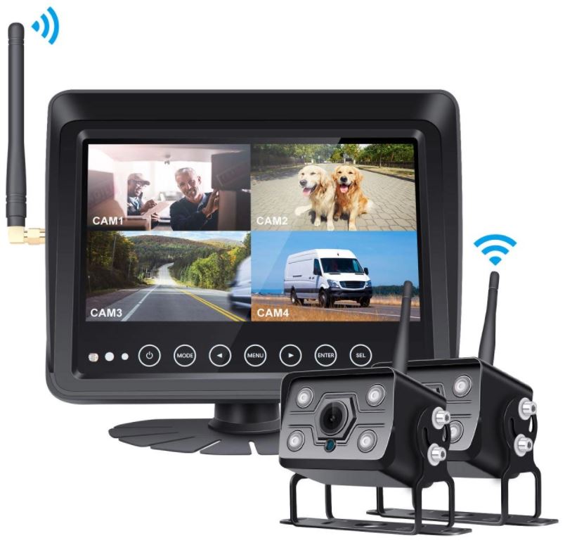 bezprzewodowy zestaw kamer wifi z ip68 do jachtu samochodowego