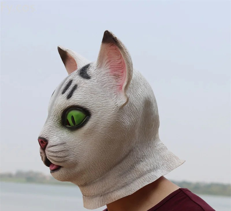 Silikonowa maska ​​na twarz dla kota