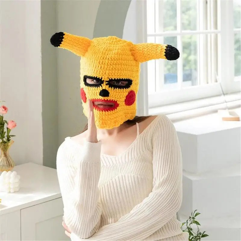 Maska Pikachu Maska na twarz z uszami