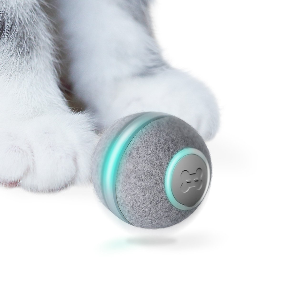 automatyczna zabawka dla kota - wesoła piłka