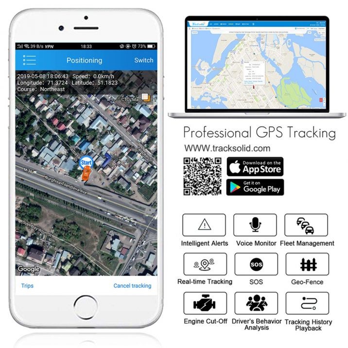 TrackSolid - aplikacja do śledzenia ruchu kamery