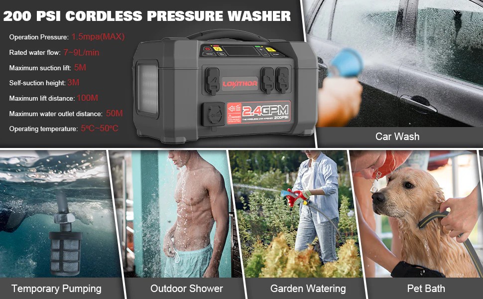 rozrusznik + akumulator akumulatorowa myjka ciśnieniowa do samochodów