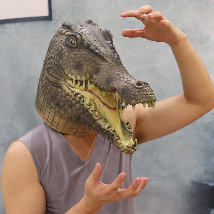 Maska na twarz z krokodylem aligatora