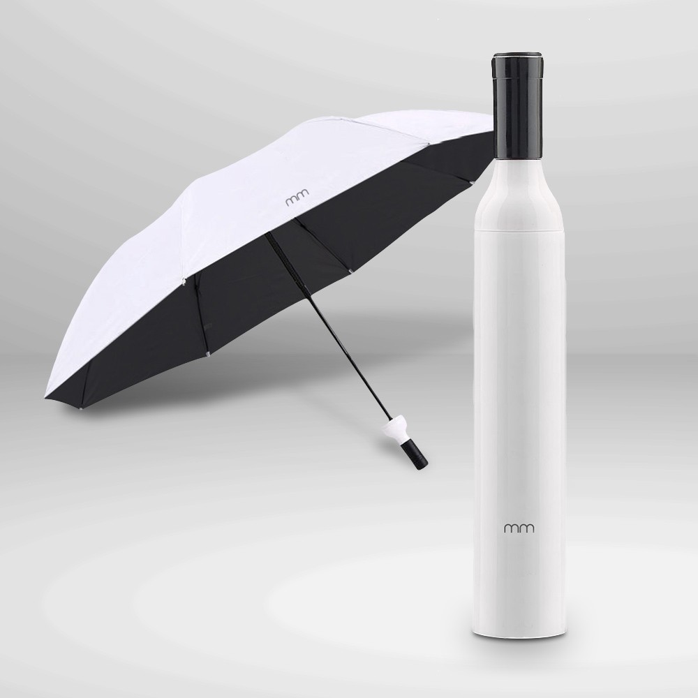 parasol na wino biały składany