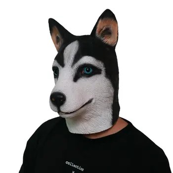 Pies husky - Maski karnawałowe na twarz