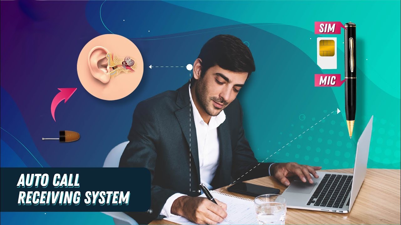 szpieguj najmniejszy aparat słuchowy w uchu niewidoczny do egzaminów