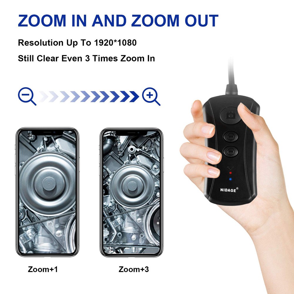 kamera endoskopowa wifi z zoomem