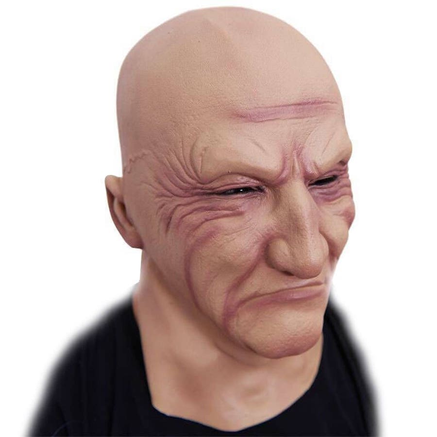 maska silikonowa łysa maska lateksowa na twarz