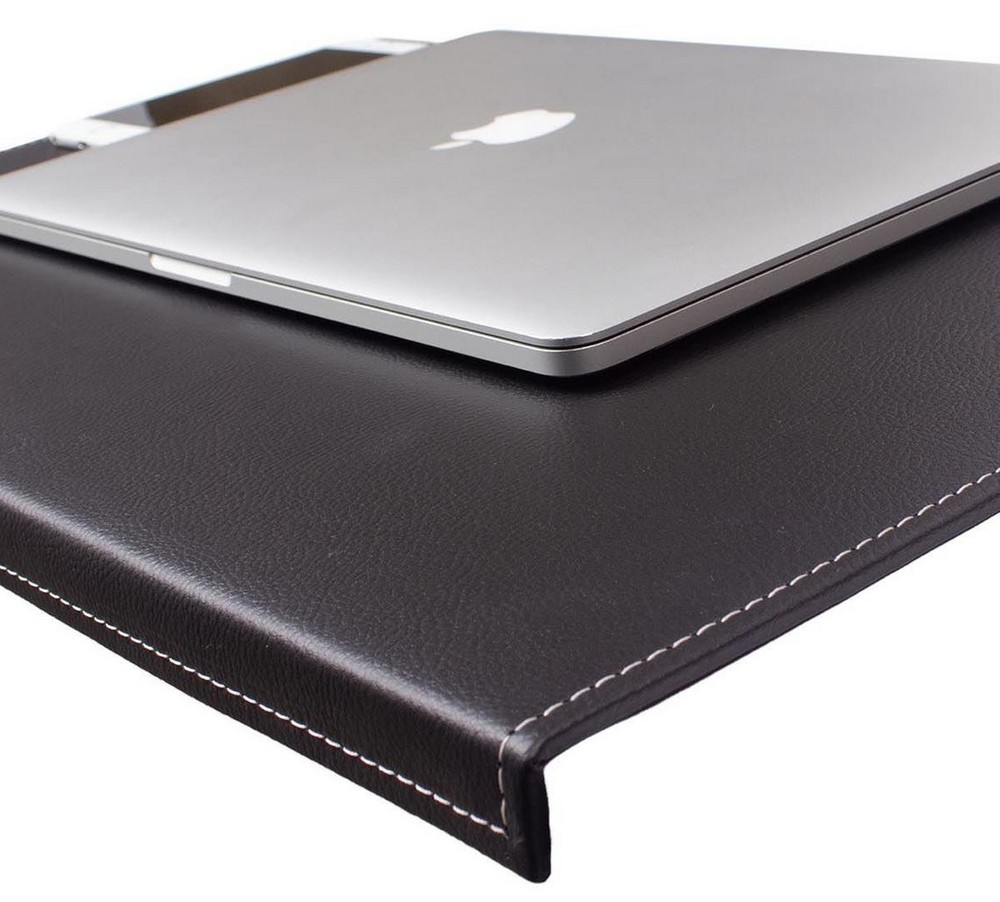 luksusowa skórzana podkładka pod laptopa