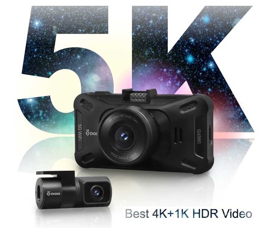 najlepsza kamera samochodowa 4k 5k kamera samochodowa podwójny DOD GS980D