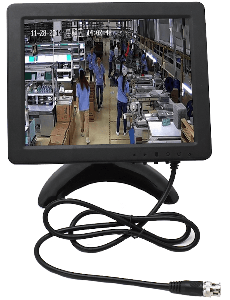 Mały monitor do oglądania kamer/kamera z zewnętrznym wejściem BNC