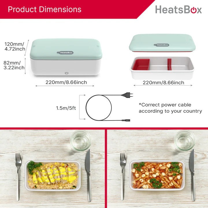 HeatsBox Life Box na żywność, termoelektryczne, przenośne ogrzewanie