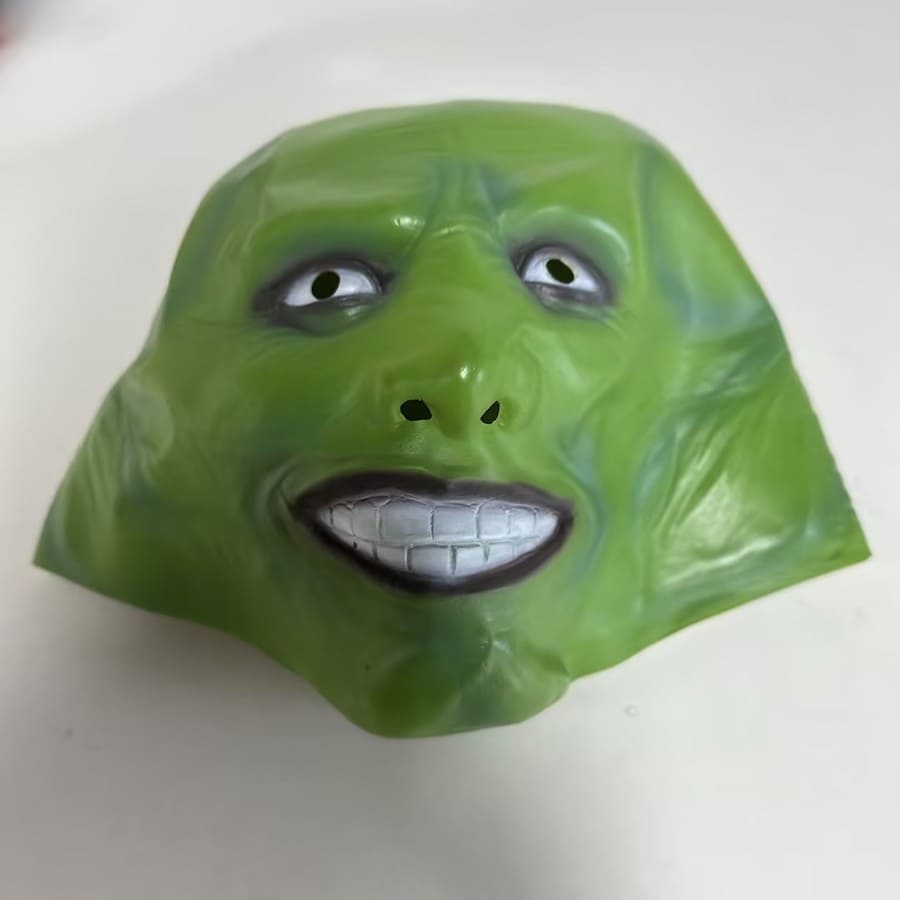 Maska Jima Carreya - zielona maska