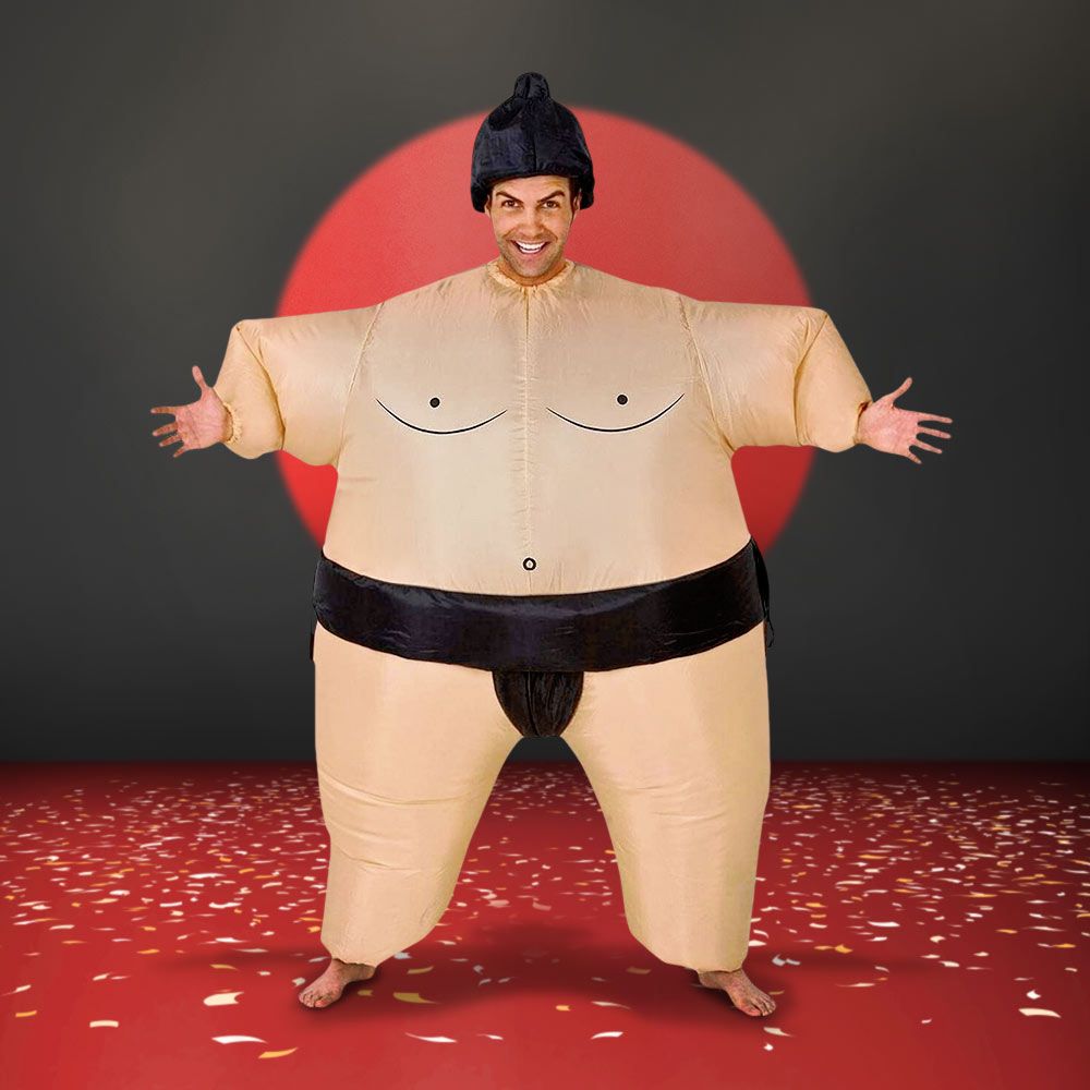strój sumo Dmuchany kostium na Halloween - zapaśnik sumo