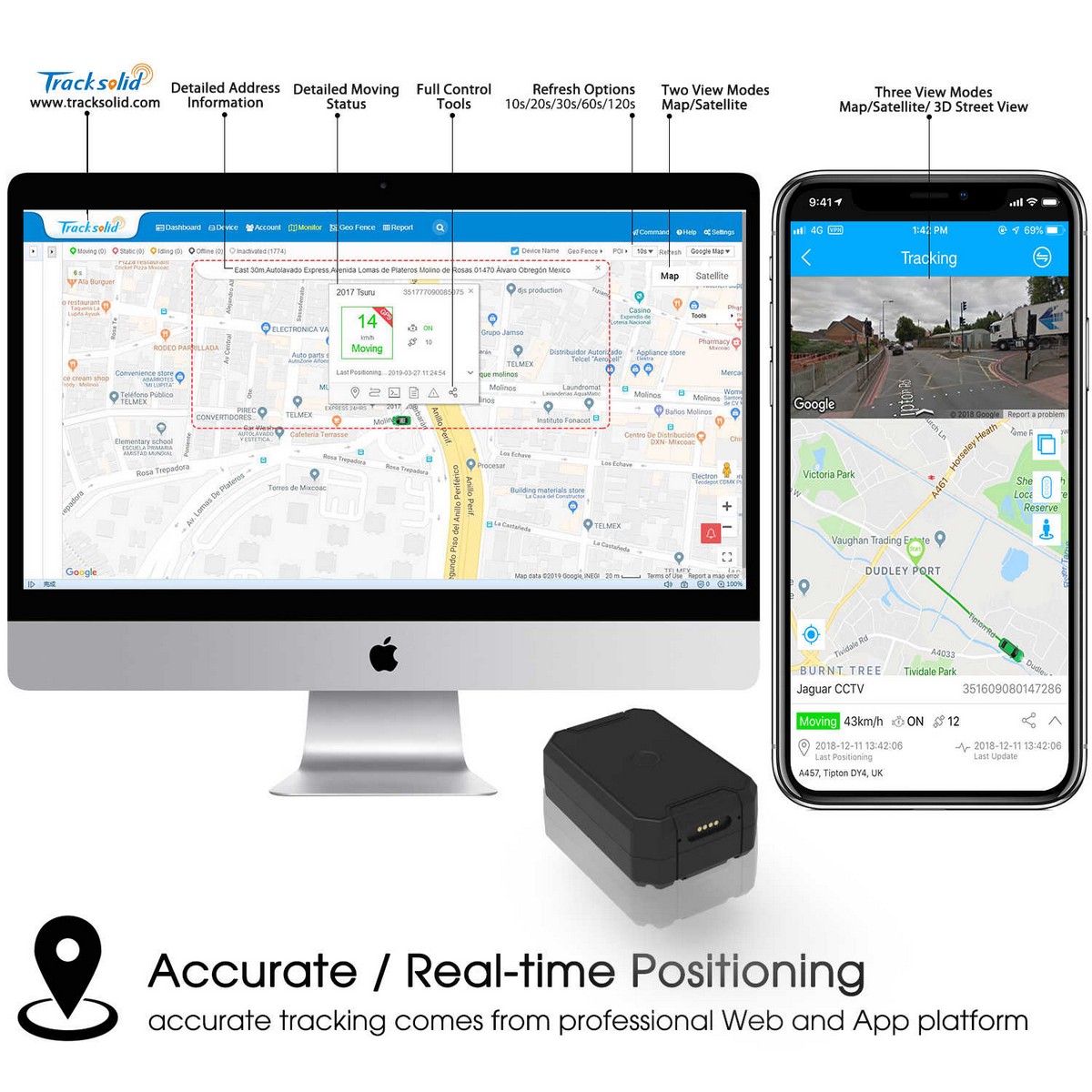 system śledzenia GPS - aplikacja lokalizatora