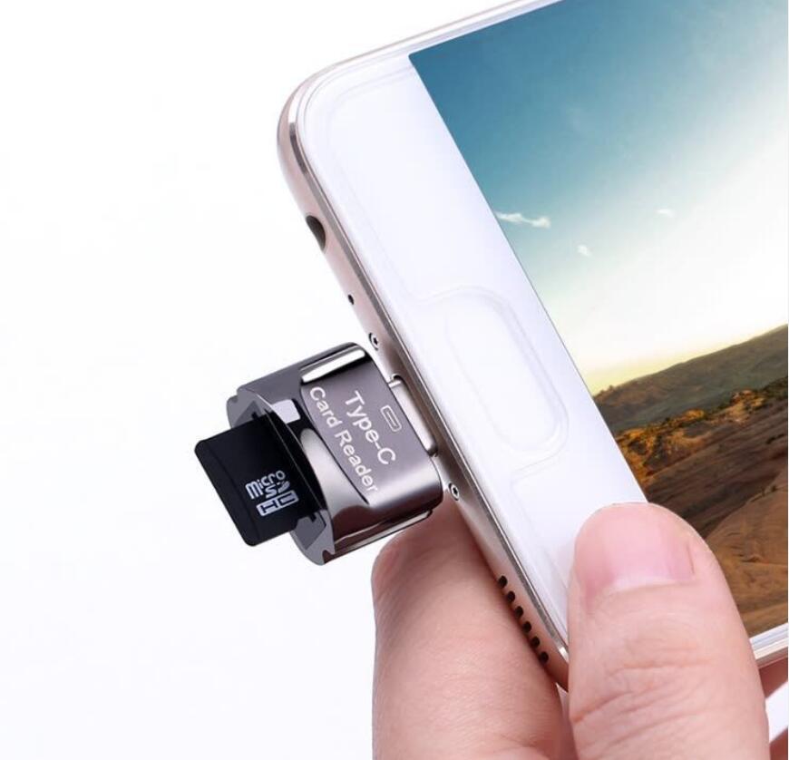 czytnik kart micro SD USB-C do telefonu komórkowego