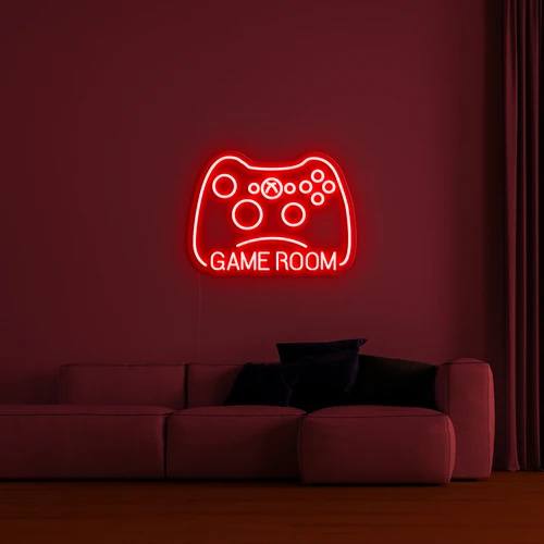 Logo 3D na ścianie - GAMER
