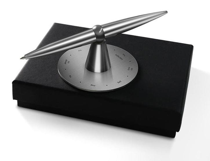 kompas długopis stojak magnetyczny ze stali nierdzewnej