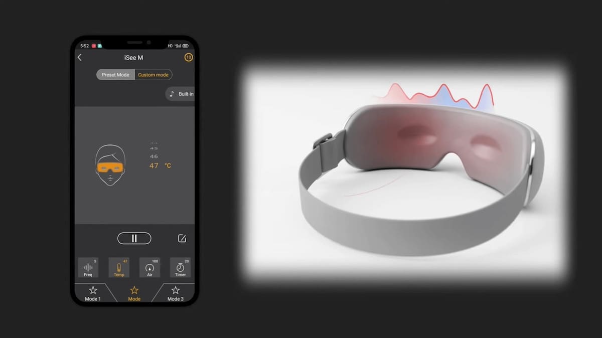 Wibrujące okulary z inteligentną technologią i połączeniem Bluetooth