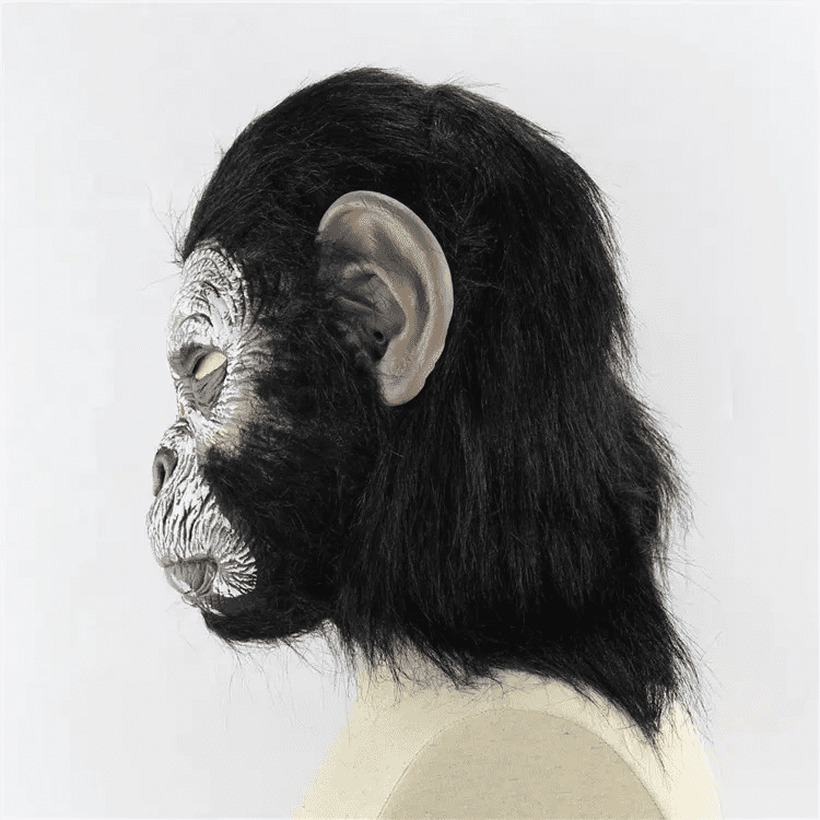 Halloweenowa maska małpy z planety małp