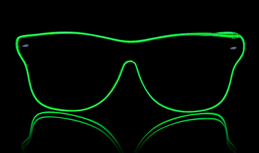 zielone okulary