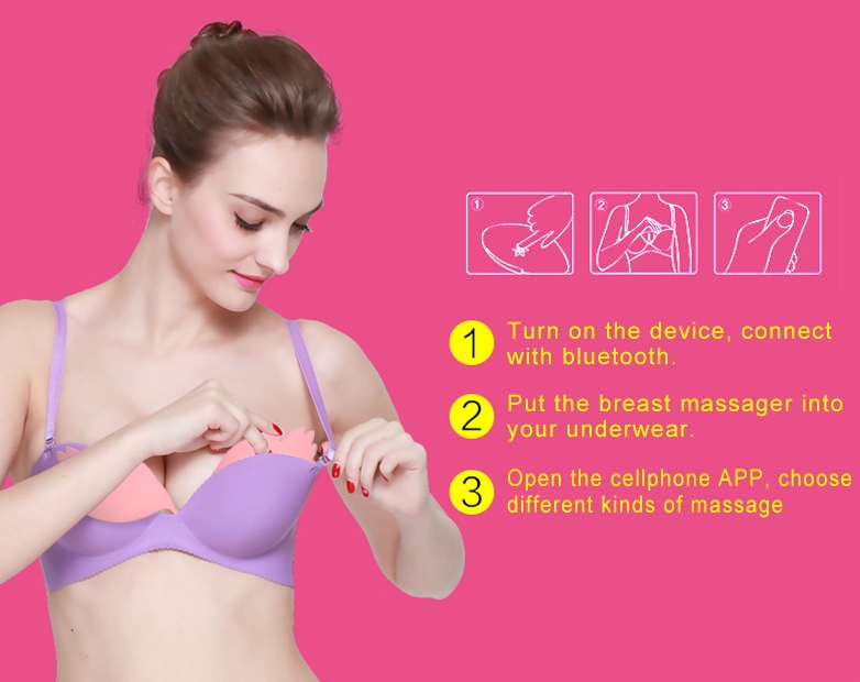 stymulator masażu piersi mobilny