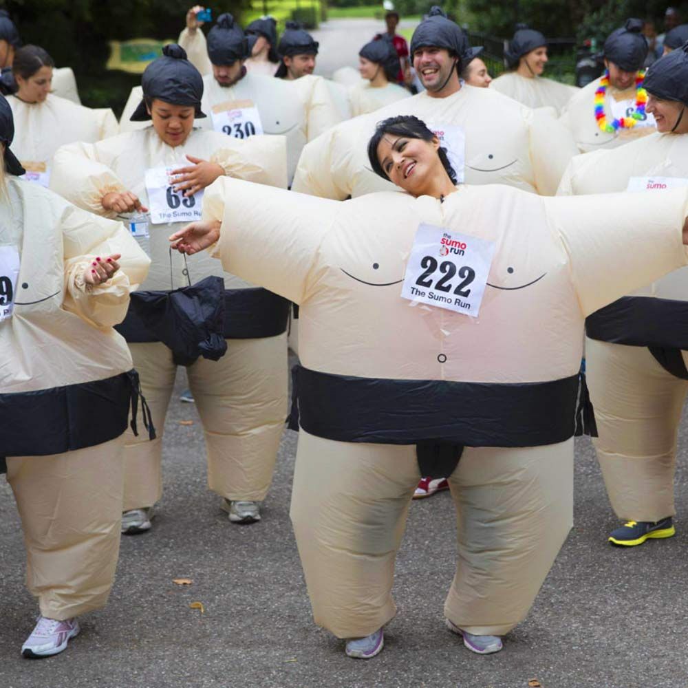 Kostium zapaśnika sumo na Halloween