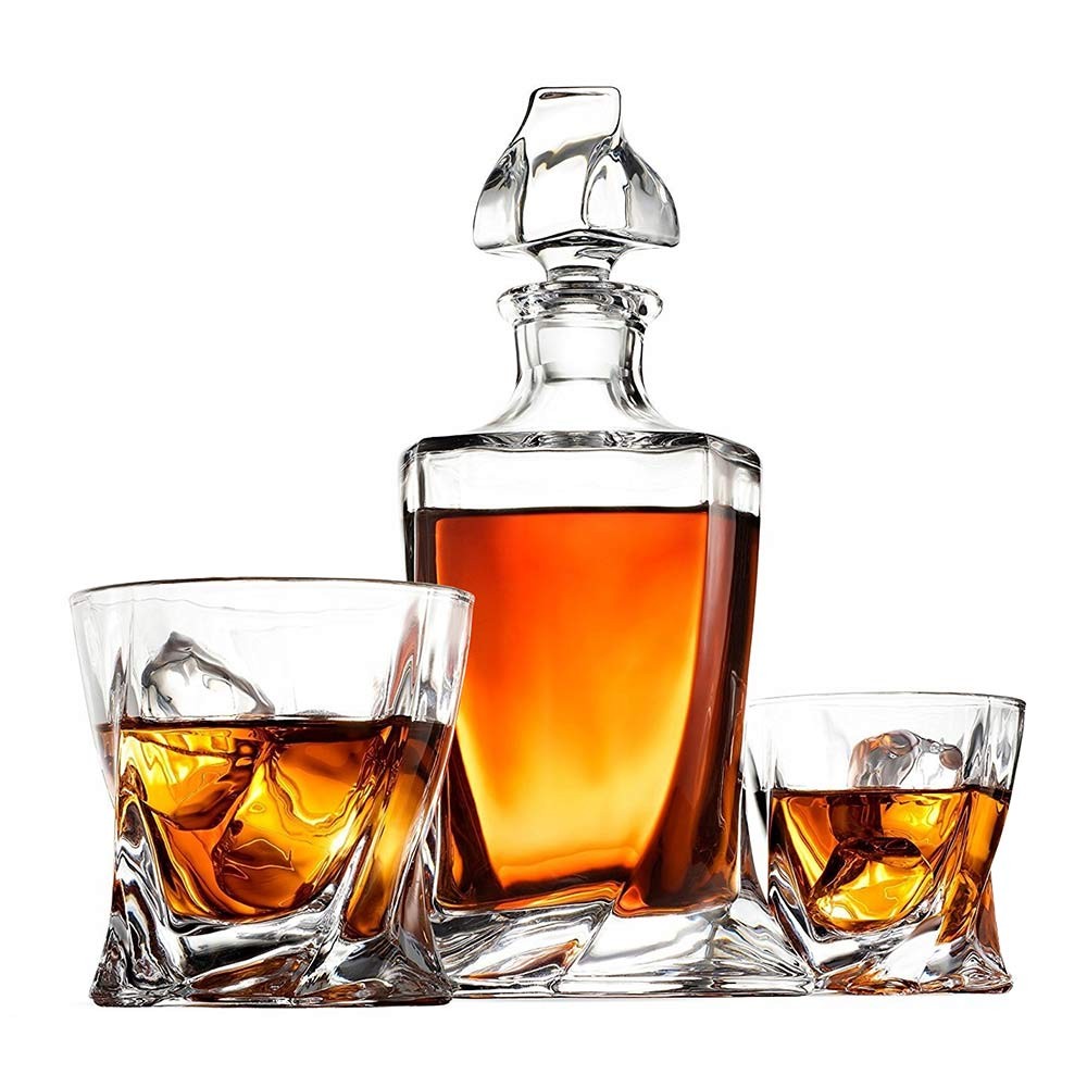luksusowy zestaw do drinków whisky rum bourbon scotch