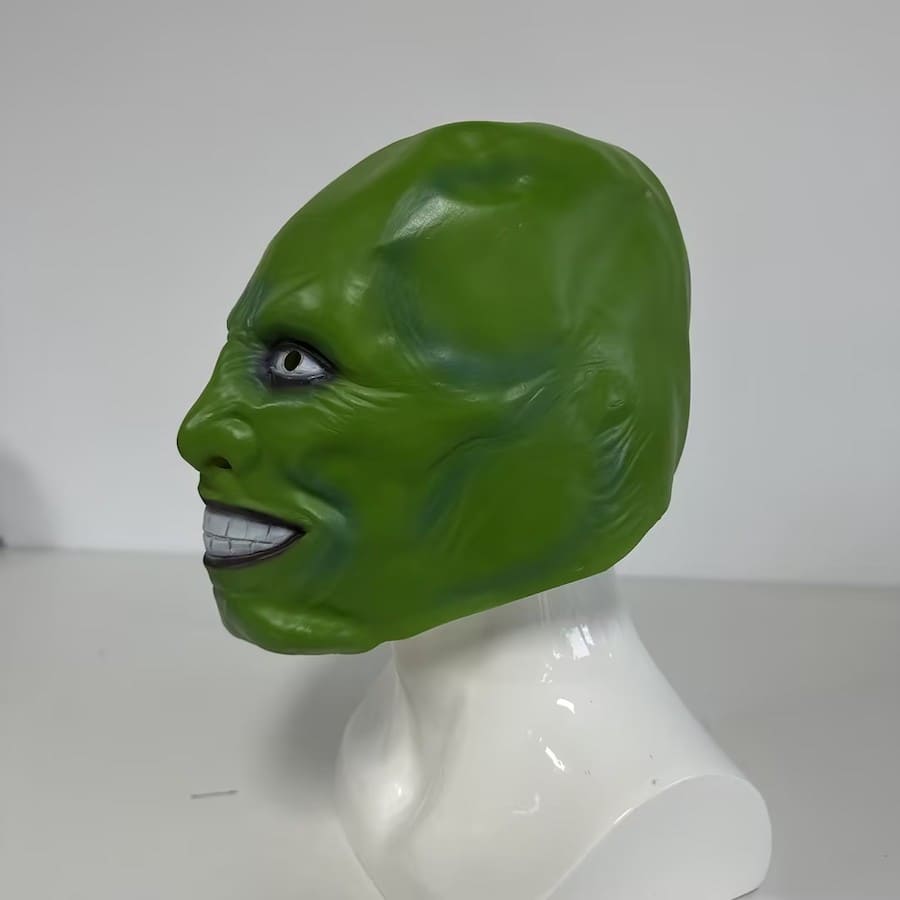 Zielona maska na twarz dla dorosłych