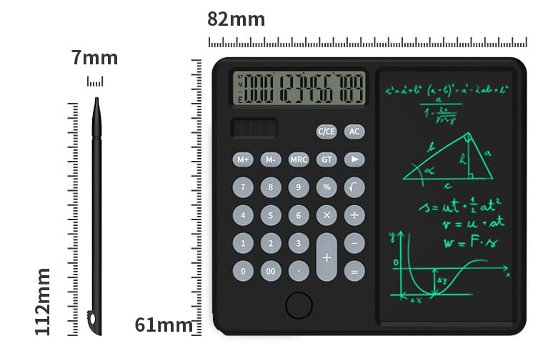 notatnik z kalkulatorem