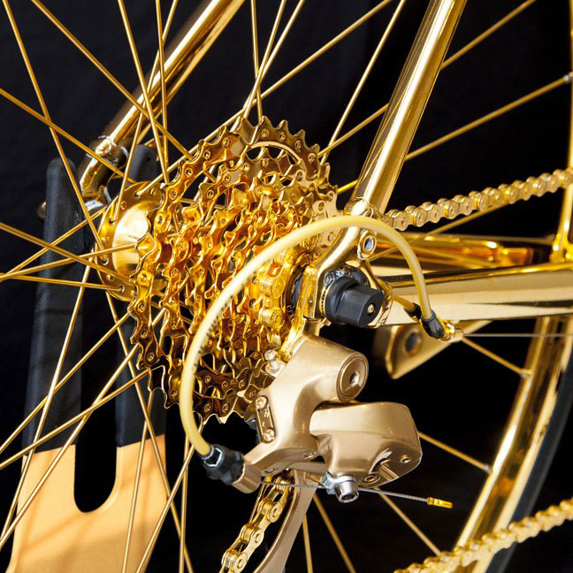 Złoto konstrukcia rowerów