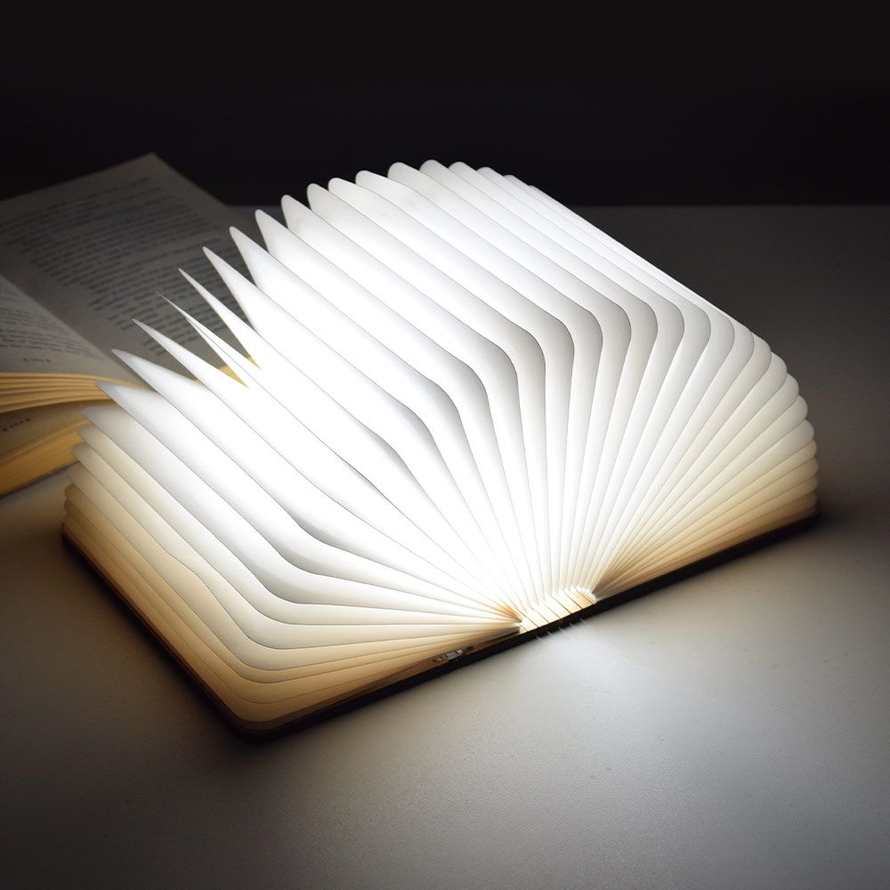 LED book - lampka w kształcie składanej książki