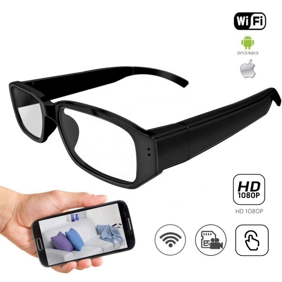 okulary z aparatem - kamera szpiegowska w okularach z Wi-Fi