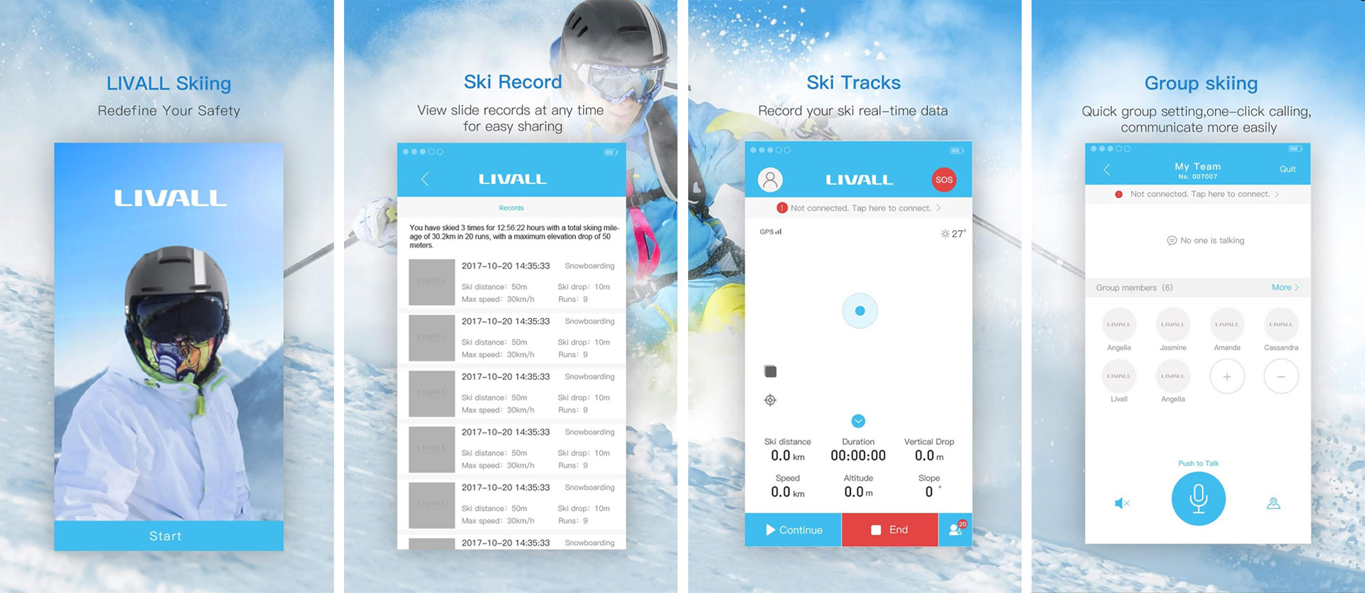aplikacja do narciarstwa zjazdowego